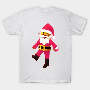 Cute Pink Santa Claus T-Shirt